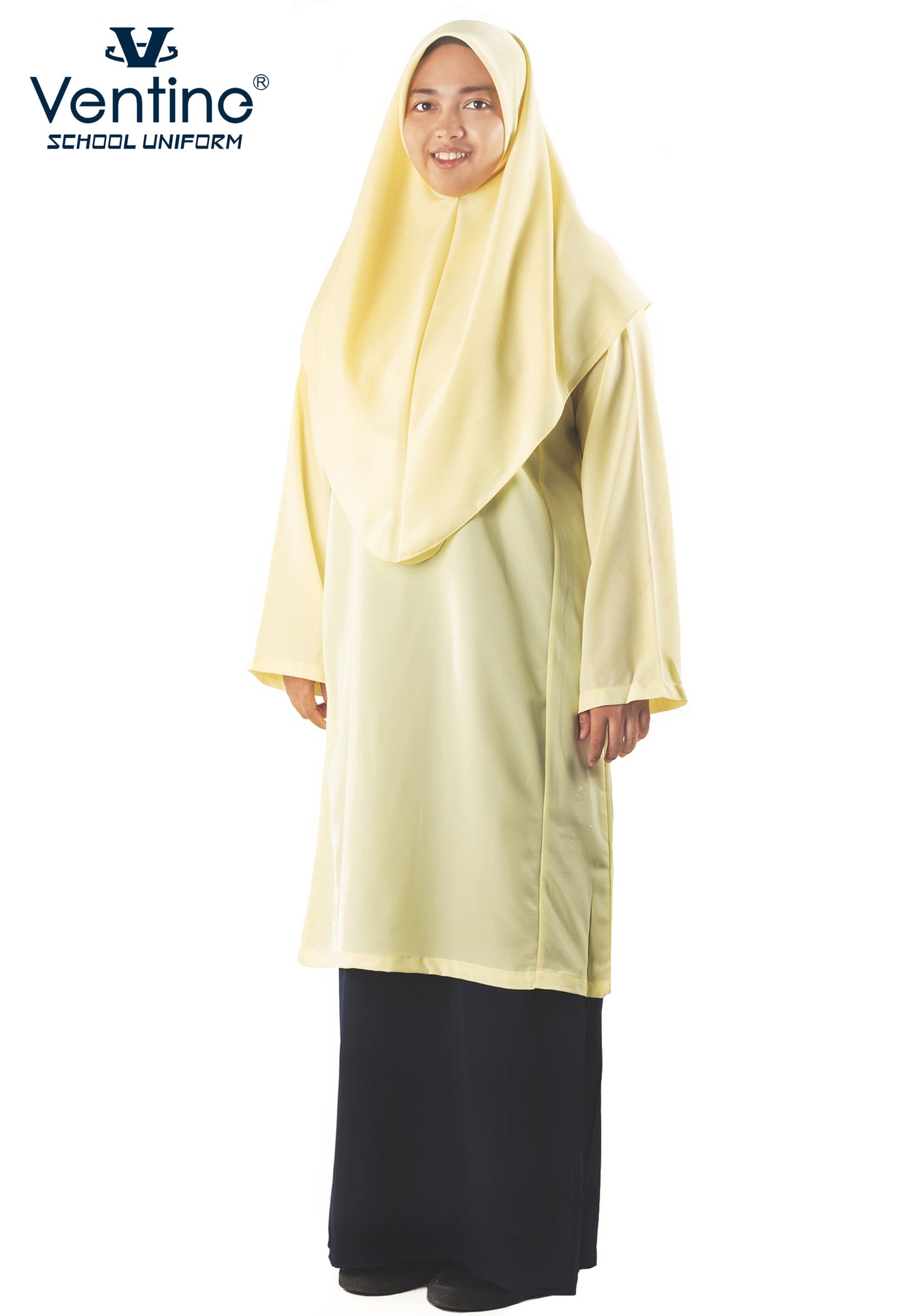 Baju Kurung Pengawas Sekolah Rendah/Menengah Kain Licin 5 Warna (BAJU SAHAJA)