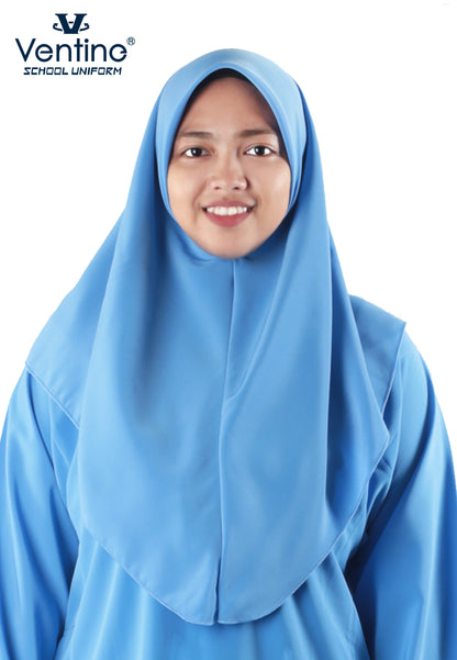 Tudung Pengawas Sekolah Rendah/Menengah Kain Licin 5 Warna (TUDUNG SAHAJA)