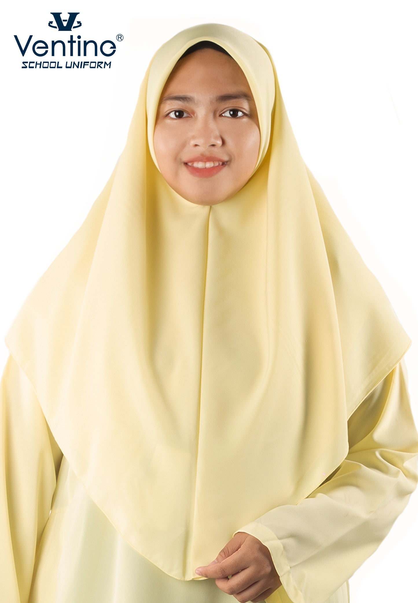 Tudung Pengawas Sekolah Rendah/Menengah Kain Licin 5 Warna (TUDUNG SAHAJA)