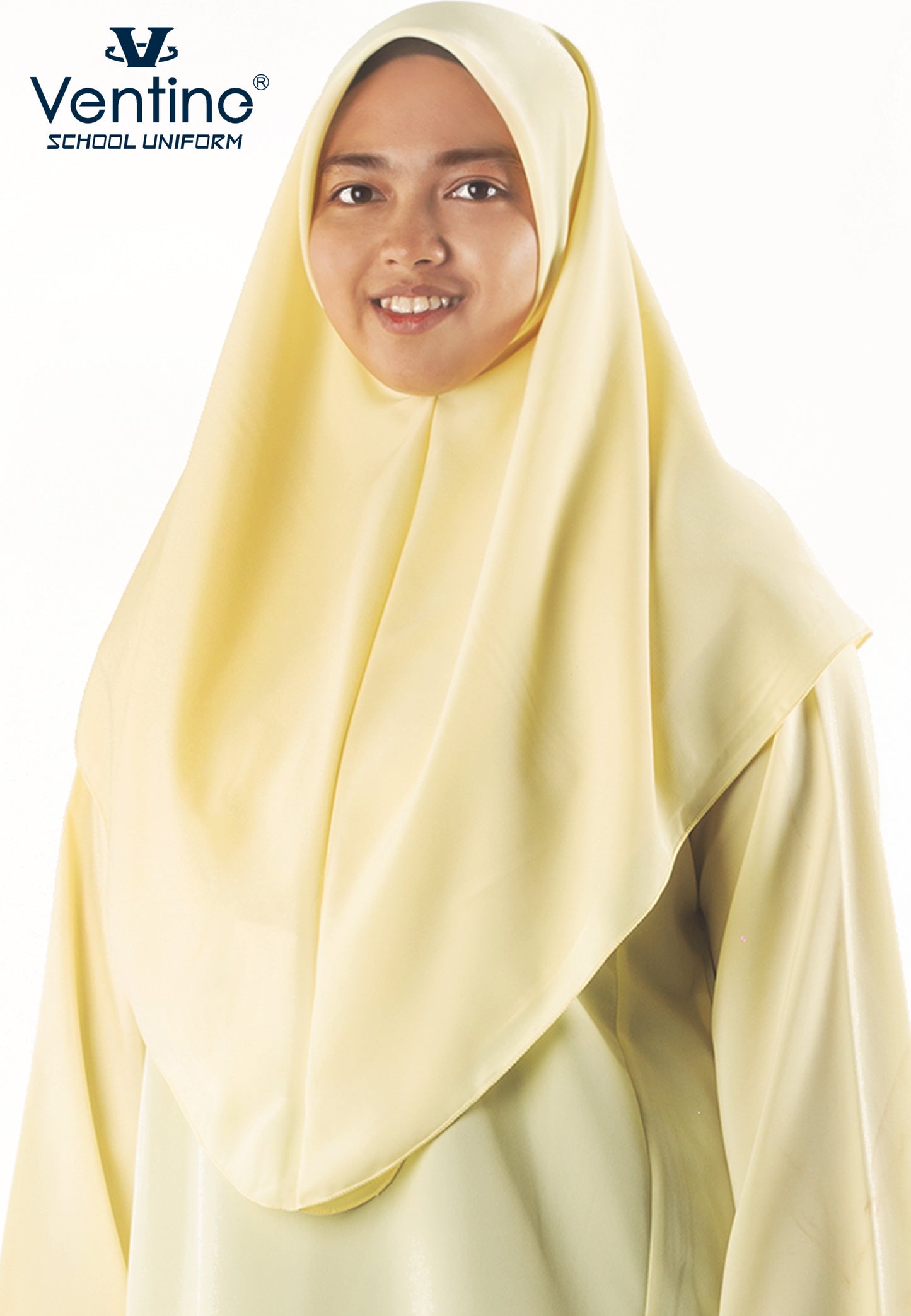 Tudung Pengawas Sekolah Rendah/Menengah Kain Licin 5 Warna (TUDUNG SAHAJA)