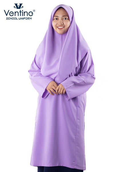 Baju Kurung Pengawas Sekolah Rendah/Menengah Kain Licin 5 Warna (BAJU SAHAJA)