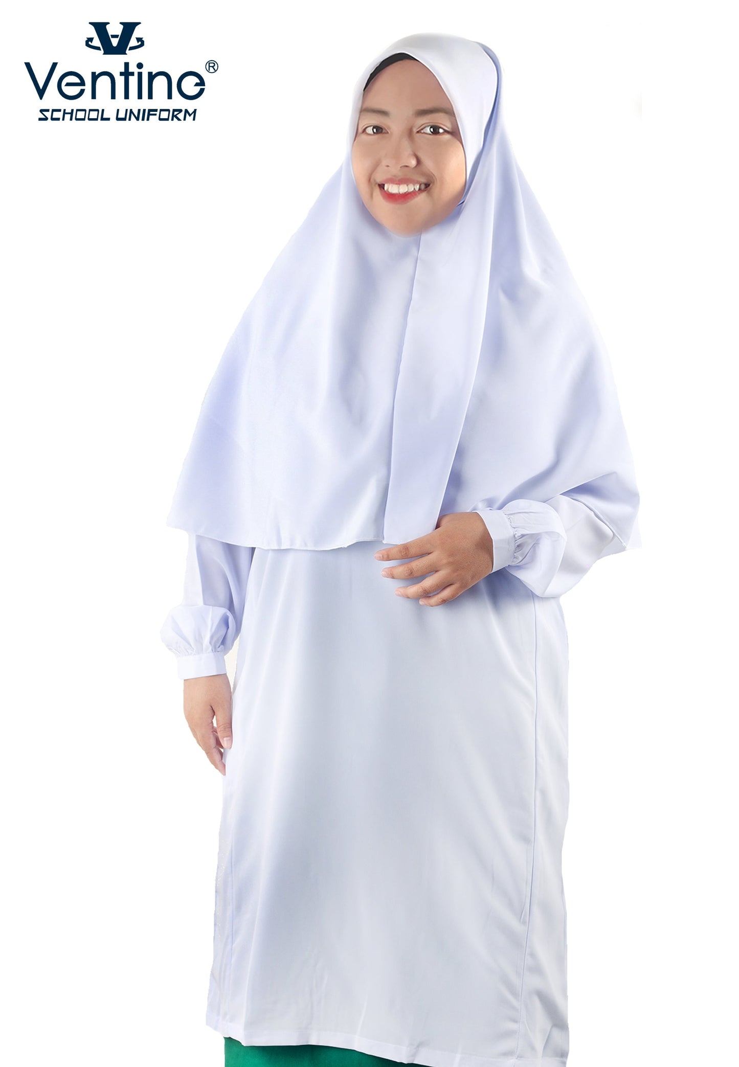 Baju Kurung Putih Sekolah Rendah/Menengah (Agama) (BAJU SAHAJA)