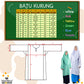 Baju Kurung Pengawas Sekolah Rendah/Menengah Kain Licin 5 Warna (BAJU SAHAJA)